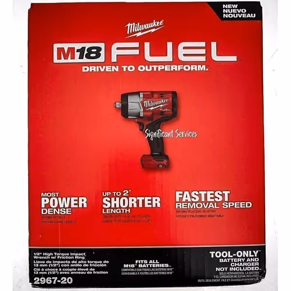 Milwaukee M18 Fuel 1/2'' High-Torque Impact Wrench