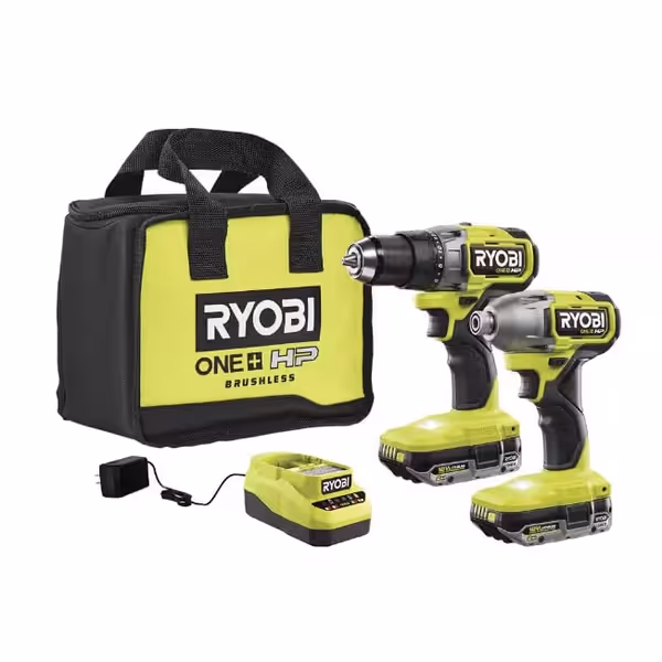 ONE+ HP 18V Brushless Drill & Impact Driver Combo Kit