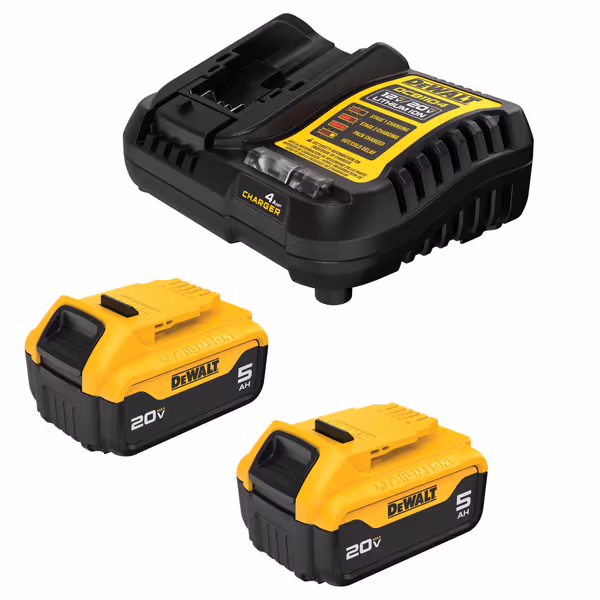 DEWALT 20V MAX 5.0 Ah Battery Starter Kit