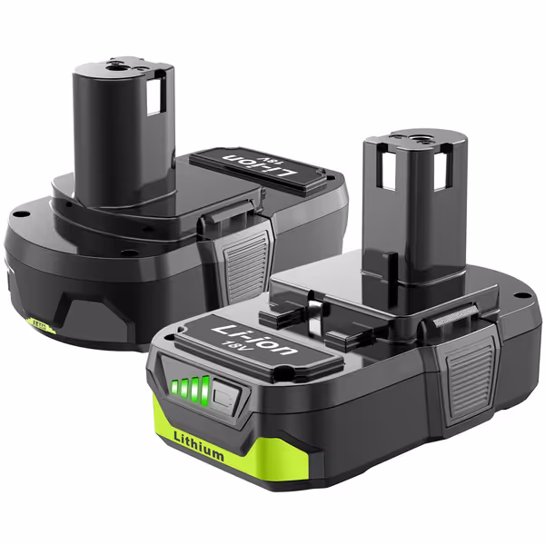 2-Pack 3.6Ah Replacement Batteries for Ryobi 18V